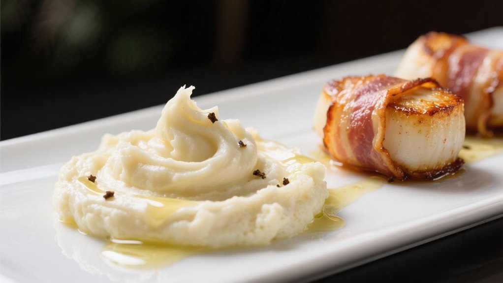 elegant creamy cauliflower puree
