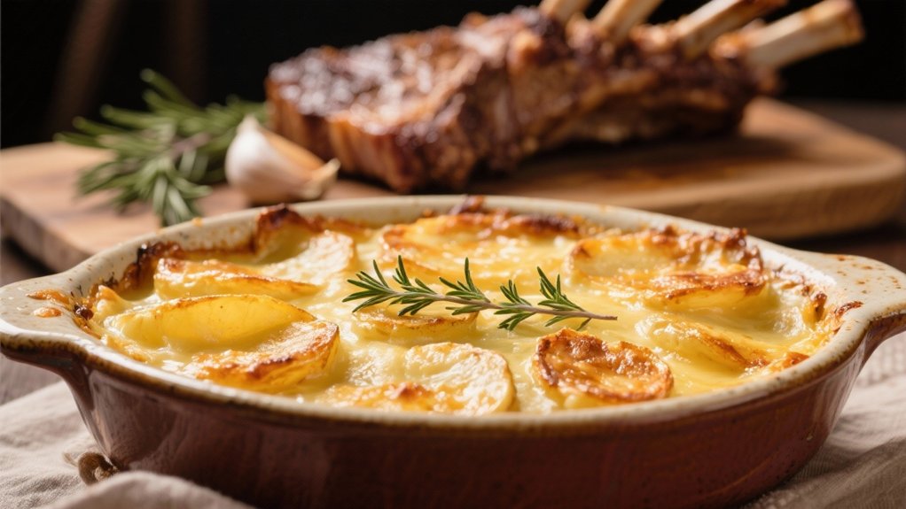elegant creamy potato gratin