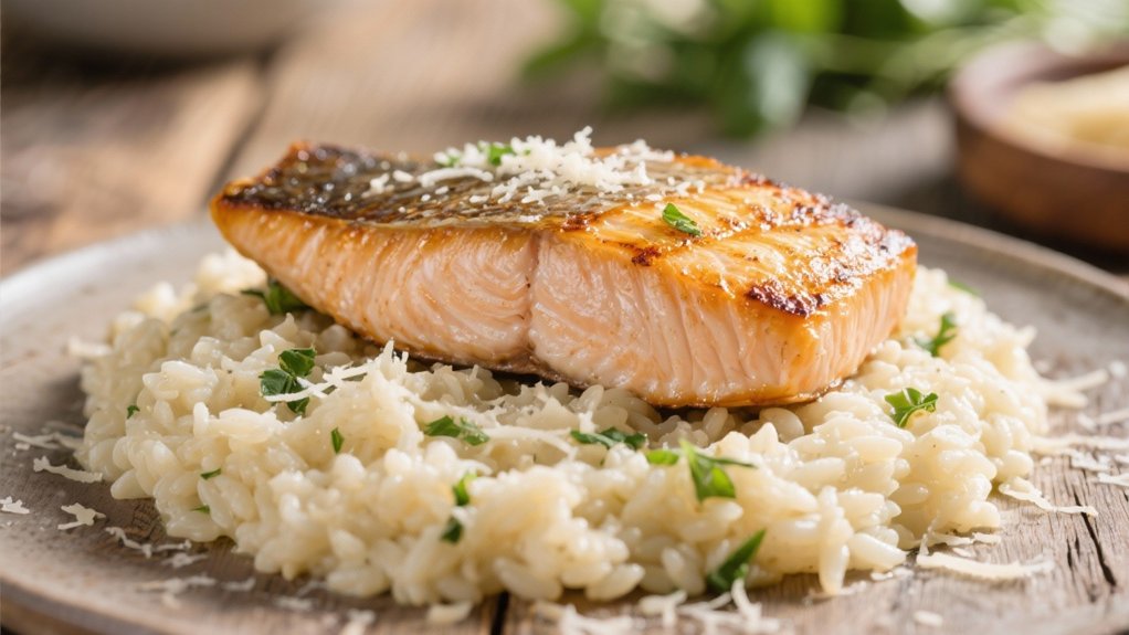 elegant creamy risotto side