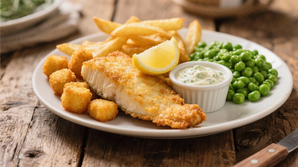 elegant crispy fish pairing
