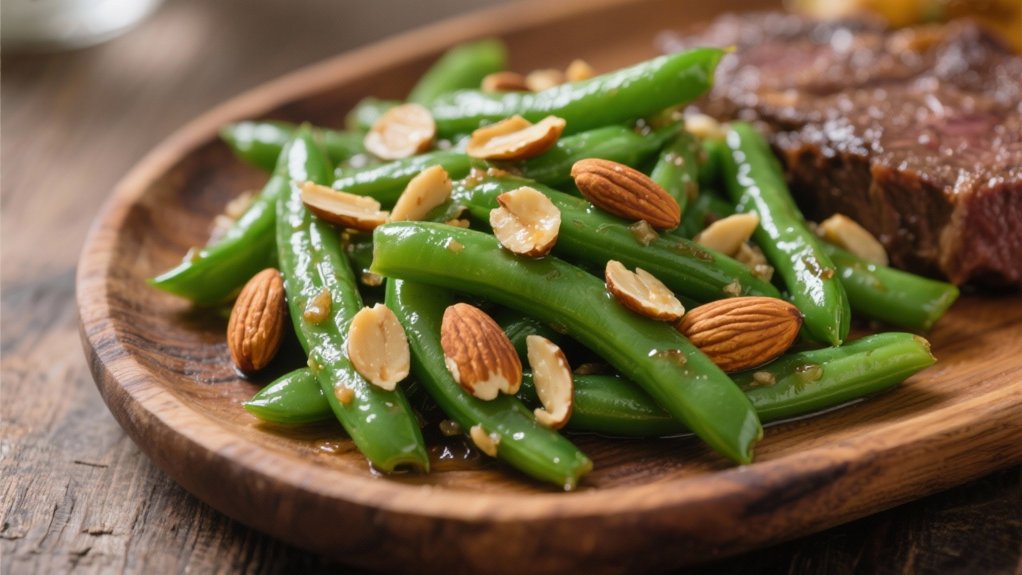 elegant crunchy green beans