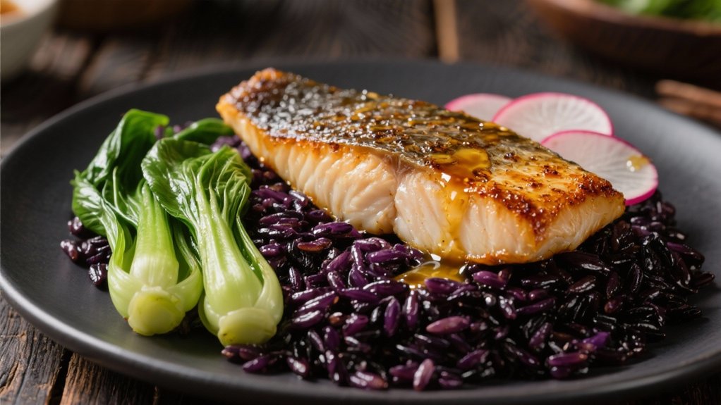 elegant deep purple grain