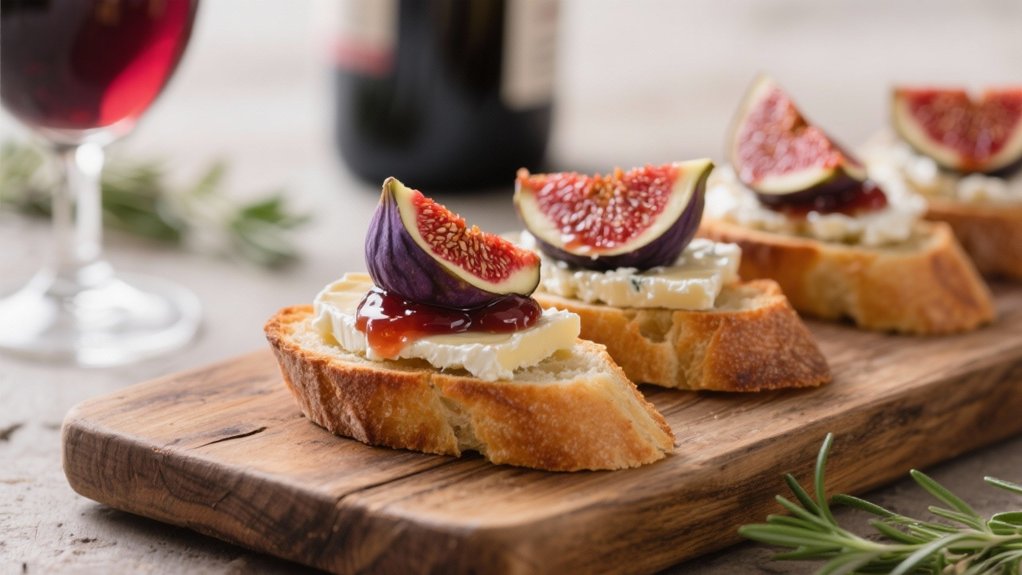 elegant fig and brie
