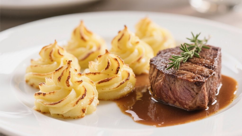 elegant flavorful potato rosettes