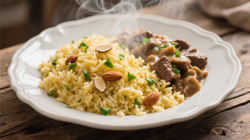 elegant flavorful rice pilaf