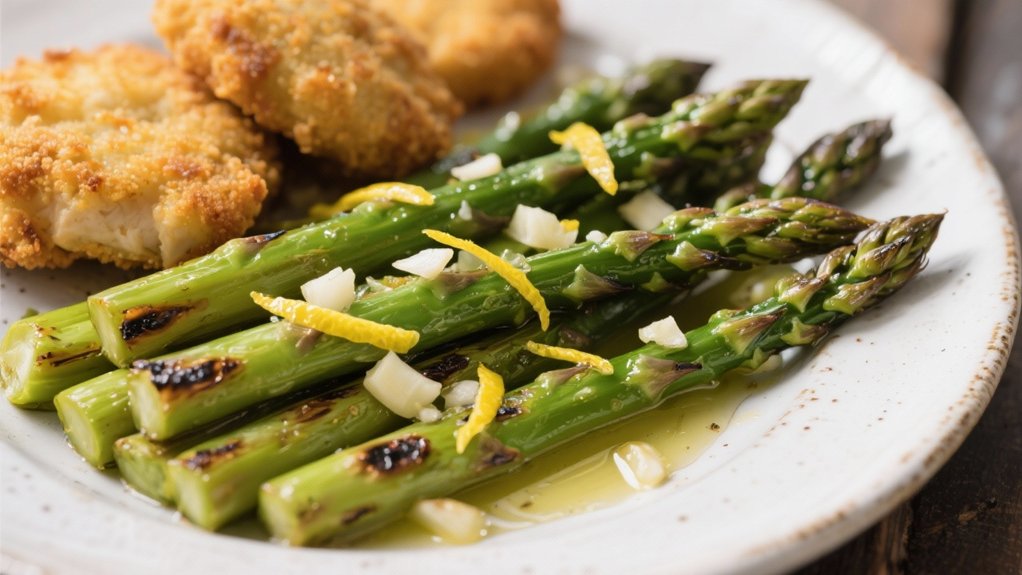 elegant flavorful roasted asparagus