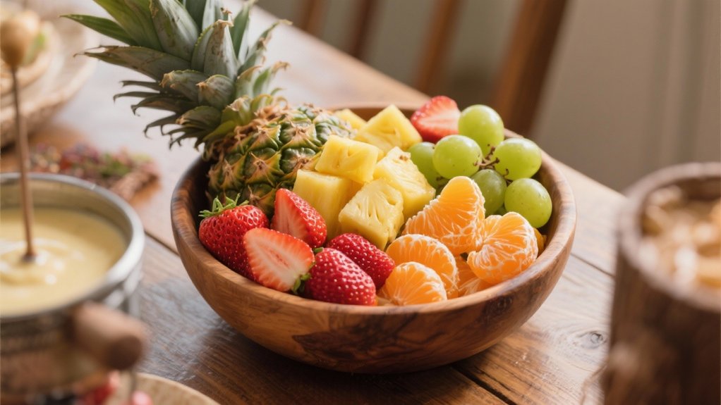elegant fruit fondue pairings