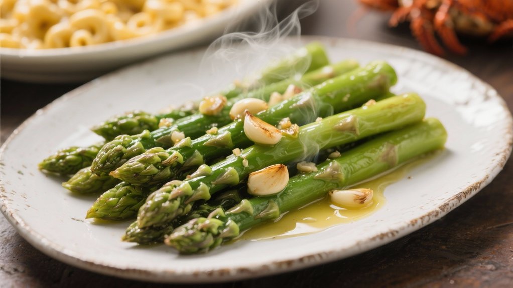elegant garlic butter asparagus
