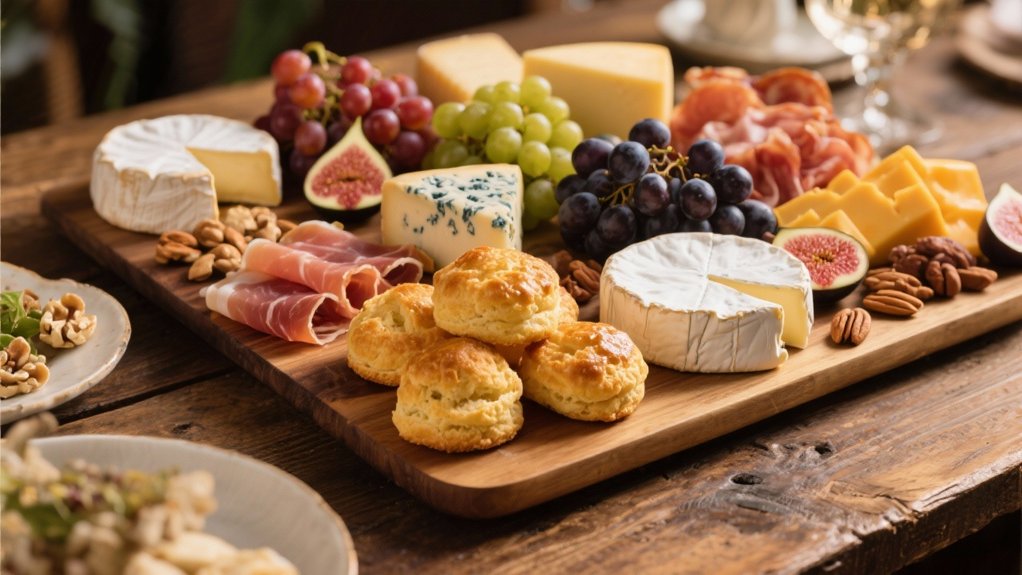 elegant goug res with charcuterie