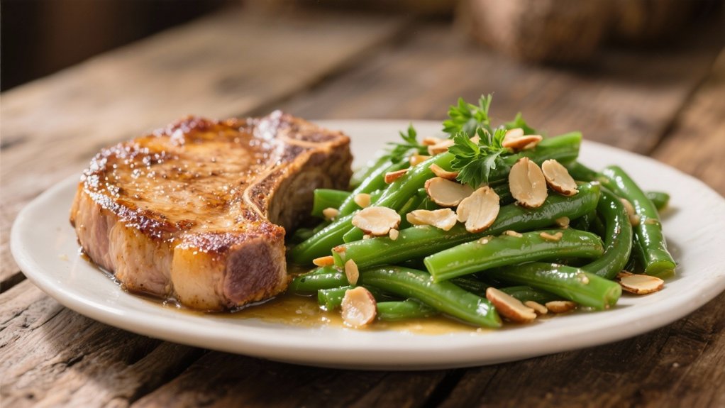 elegant green beans dish