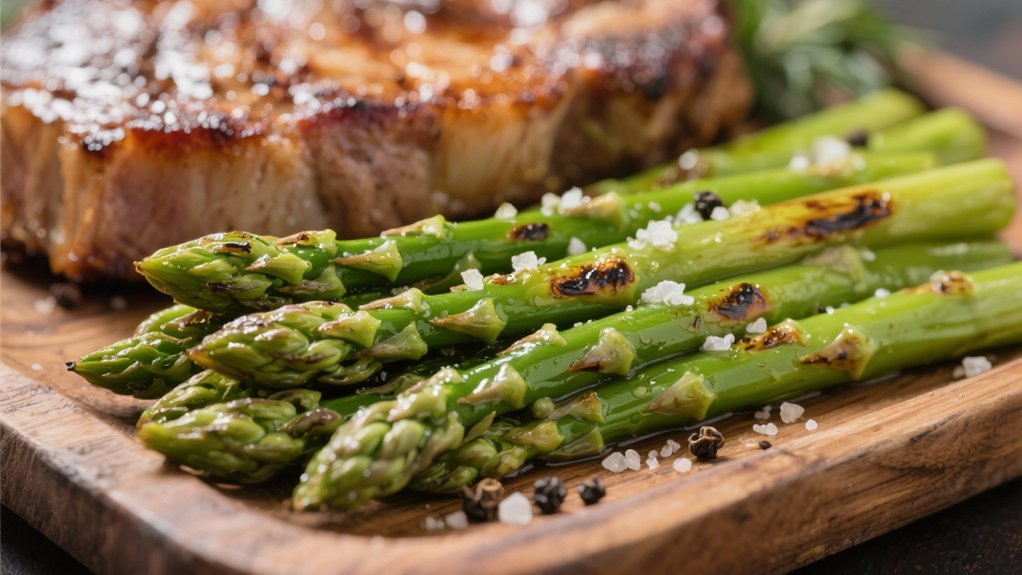 elegant grilled asparagus side