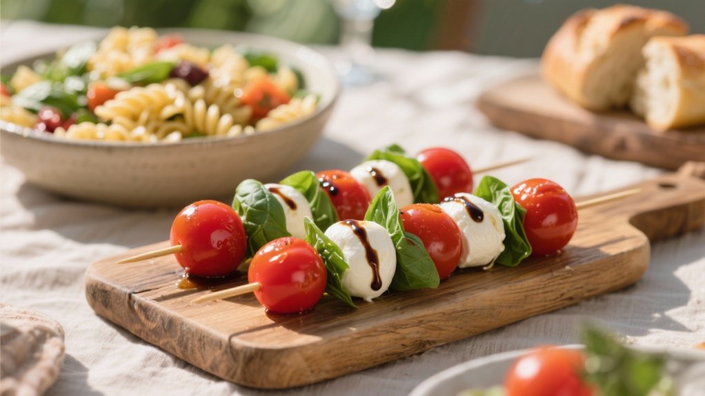 elegant italian caprese appetizers