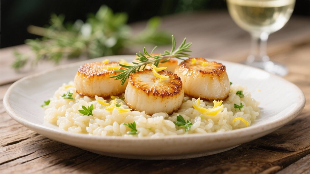 elegant lemon herb risotto