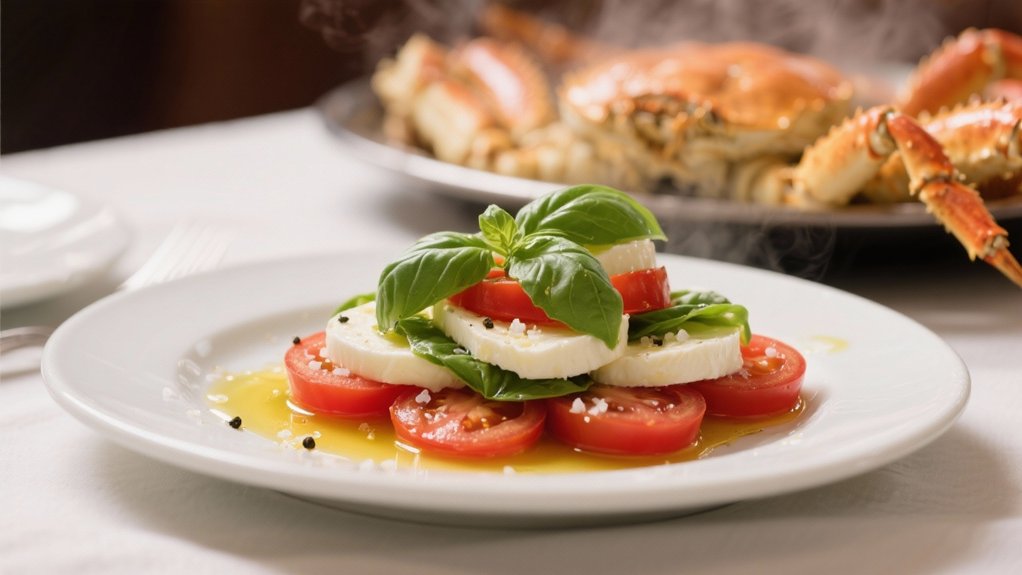 elegant mediterranean seafood salad