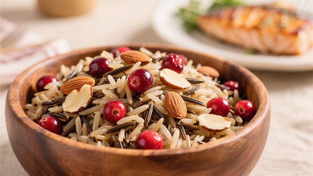 elegant nutty rice dish