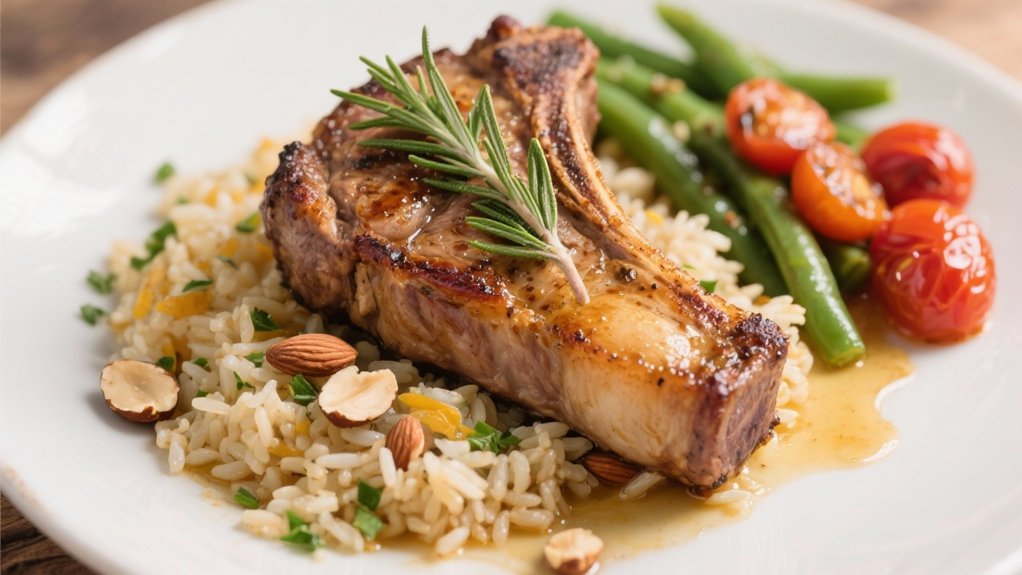 elegant pan seared lamb chops