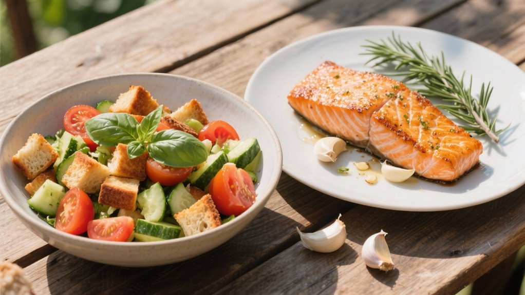 elegant pan seared salmon dish