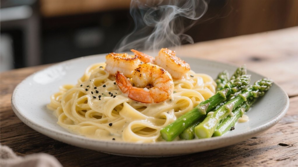 elegant pan seared shrimp dish