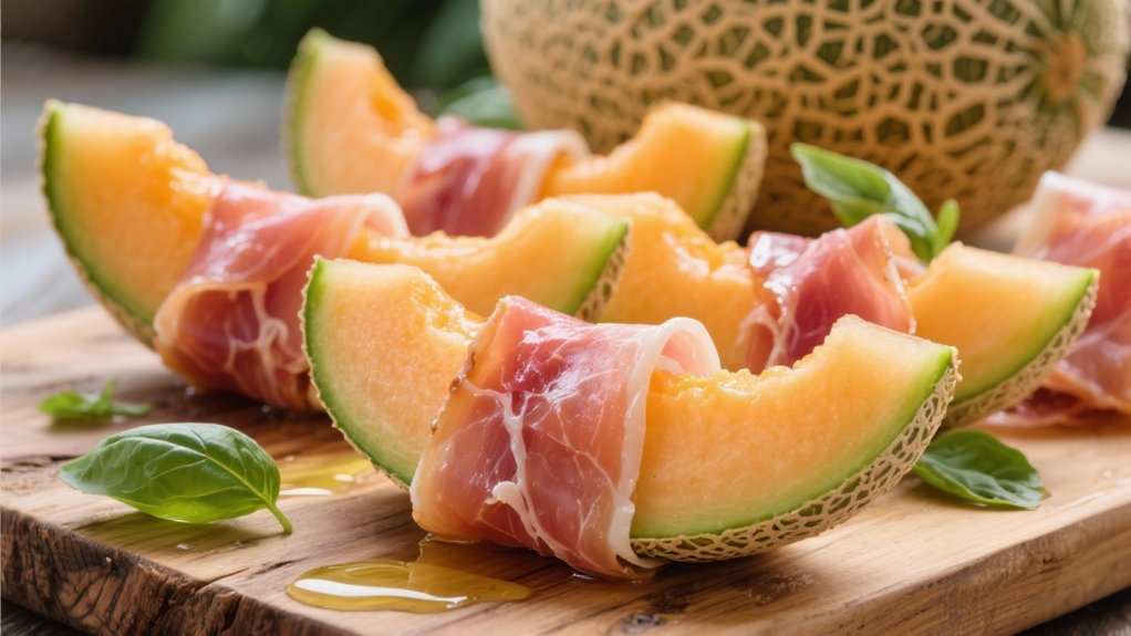 elegant prosciutto melon appetizer