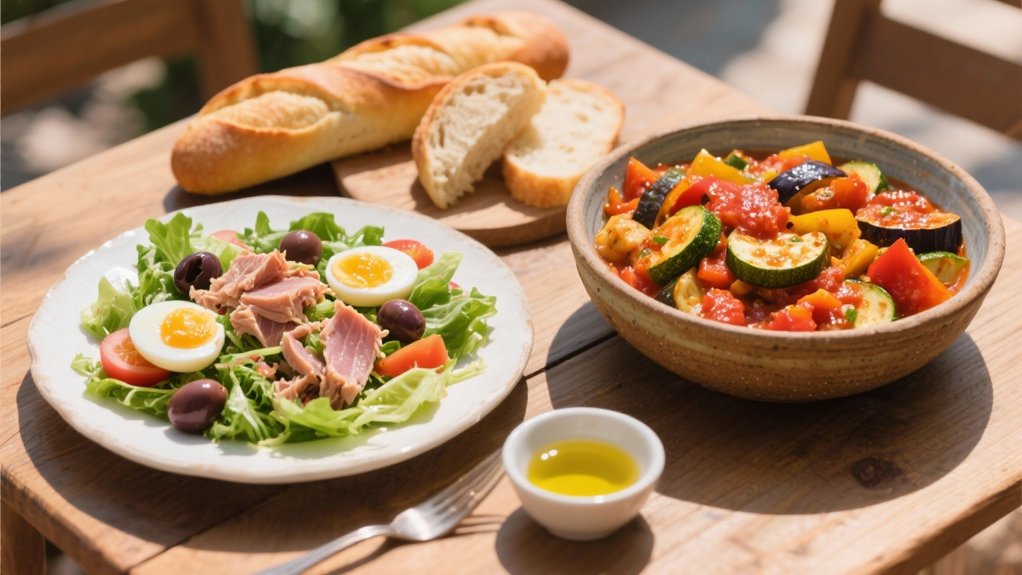 elegant ratatouille salad pairing