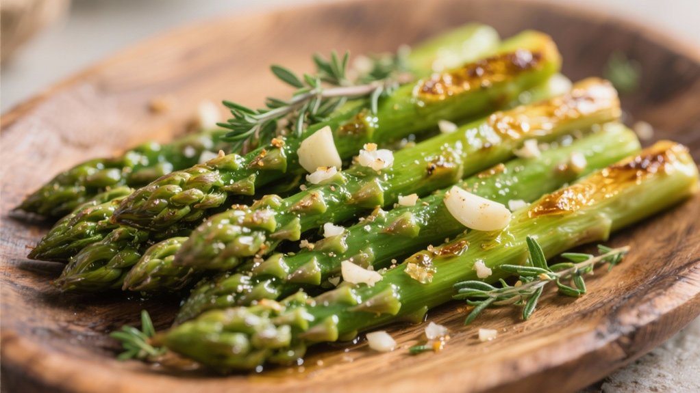 elegant roasted asparagus dish
