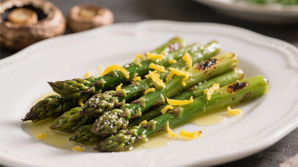 elegant roasted asparagus dish