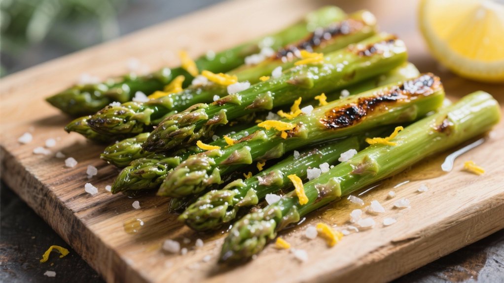 elegant roasted asparagus dish