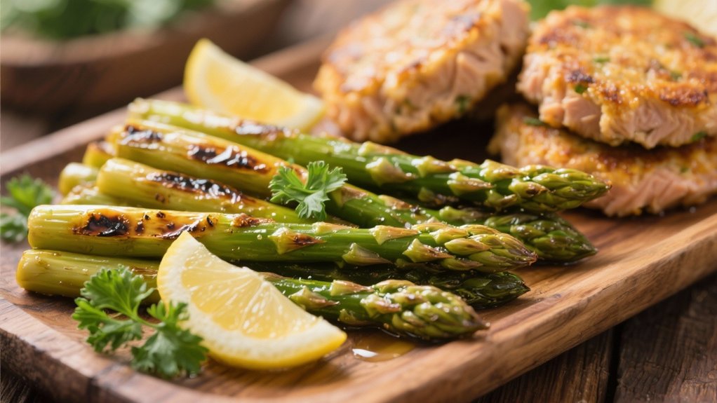 elegant roasted asparagus dish
