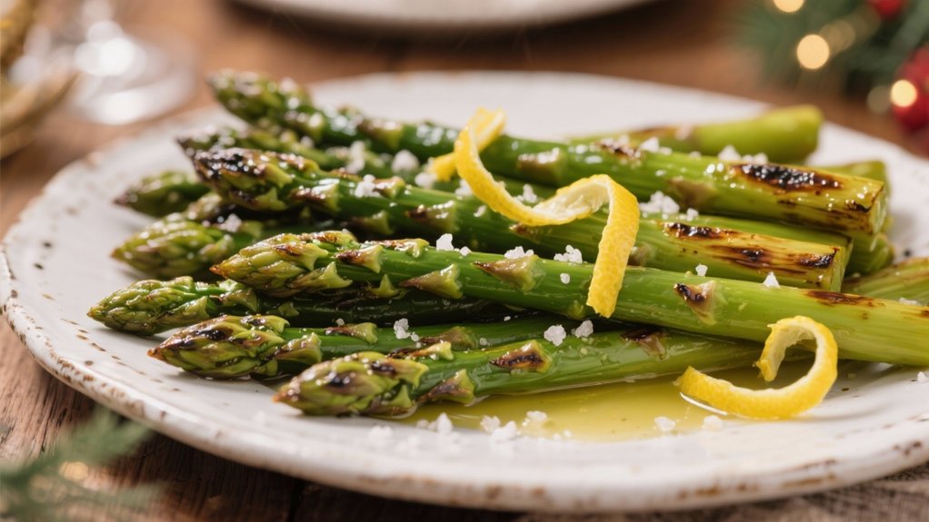elegant roasted asparagus dish