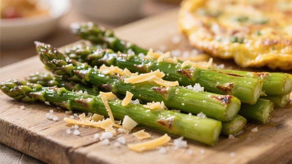elegant roasted asparagus dish