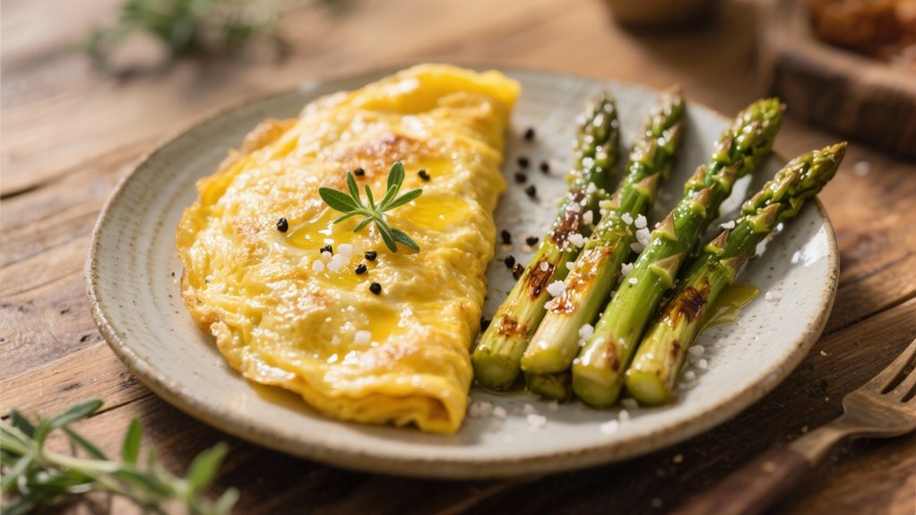 elegant roasted asparagus side