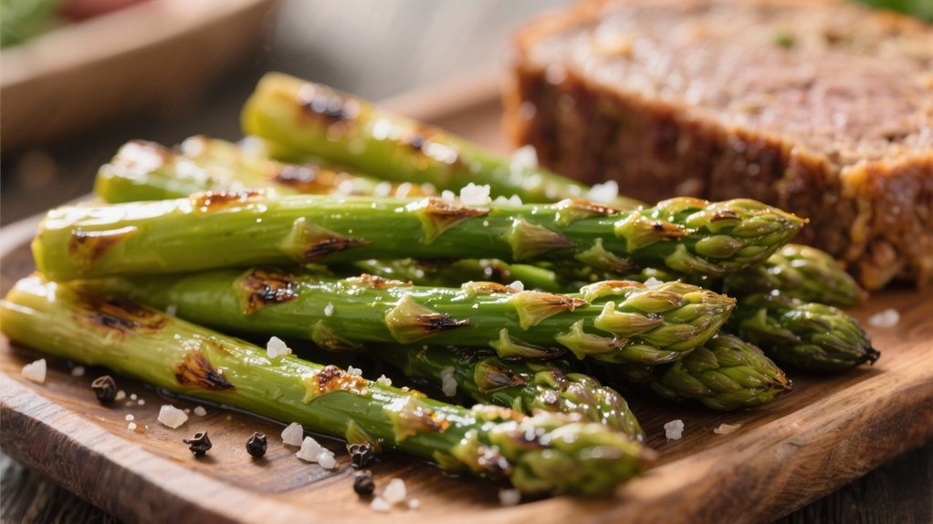 elegant roasted asparagus side