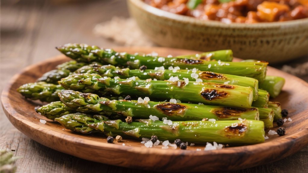 elegant roasted asparagus side
