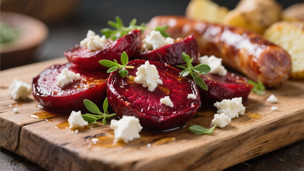 elegant roasted beet dish