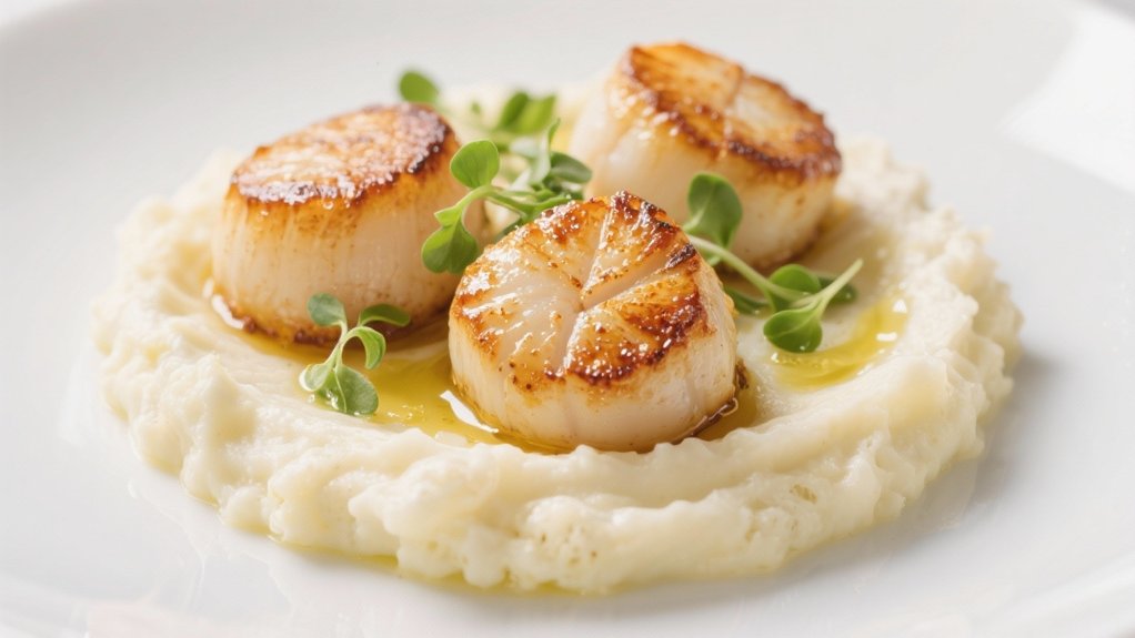 elegant roasted cauliflower puree