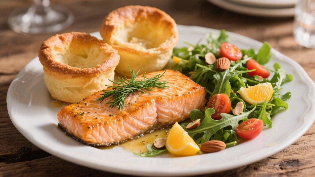 elegant salmon with dill
