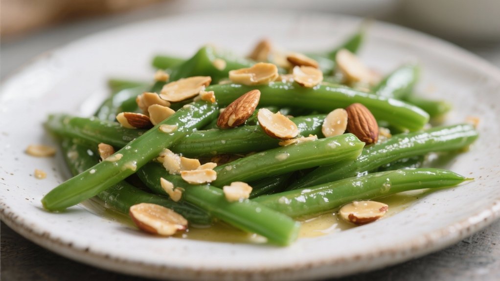 elegant saut ed green beans