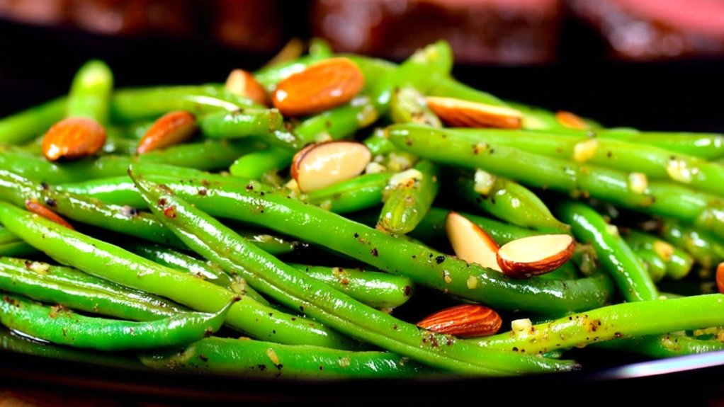 elegant saut ed green beans