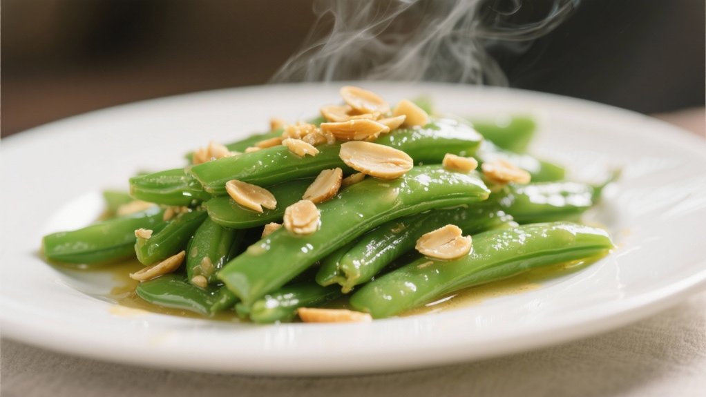elegant saut ed green beans