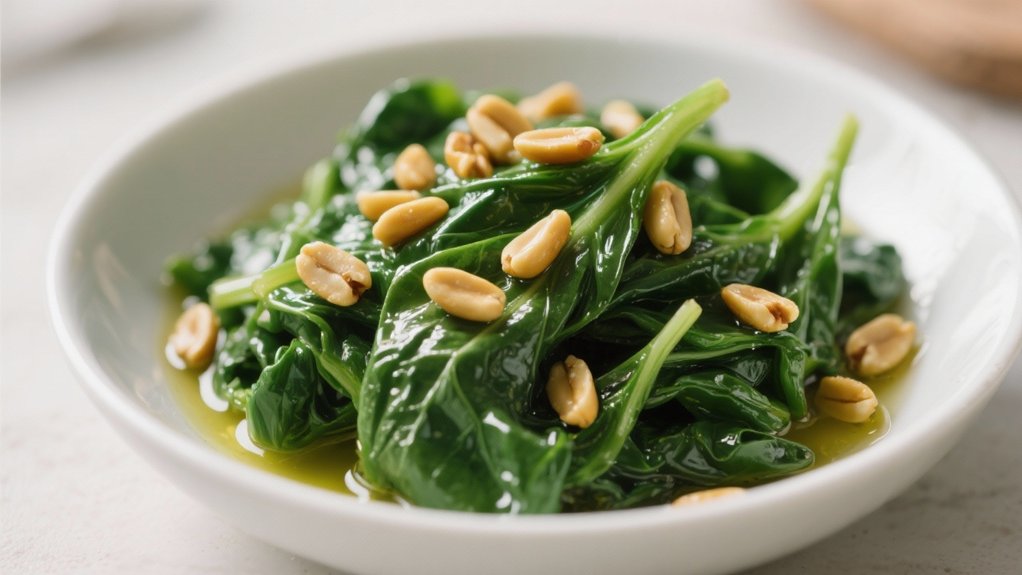 elegant saut ed spinach side