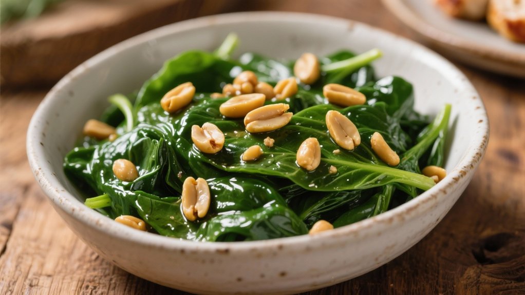 elegant saut ed spinach side