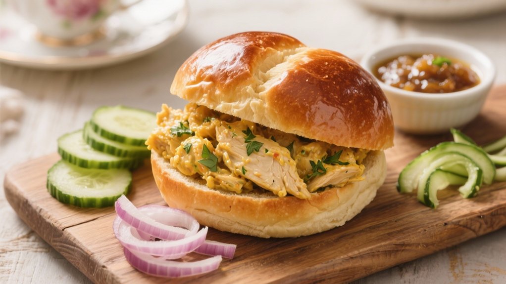 elegant savory finger sandwiches