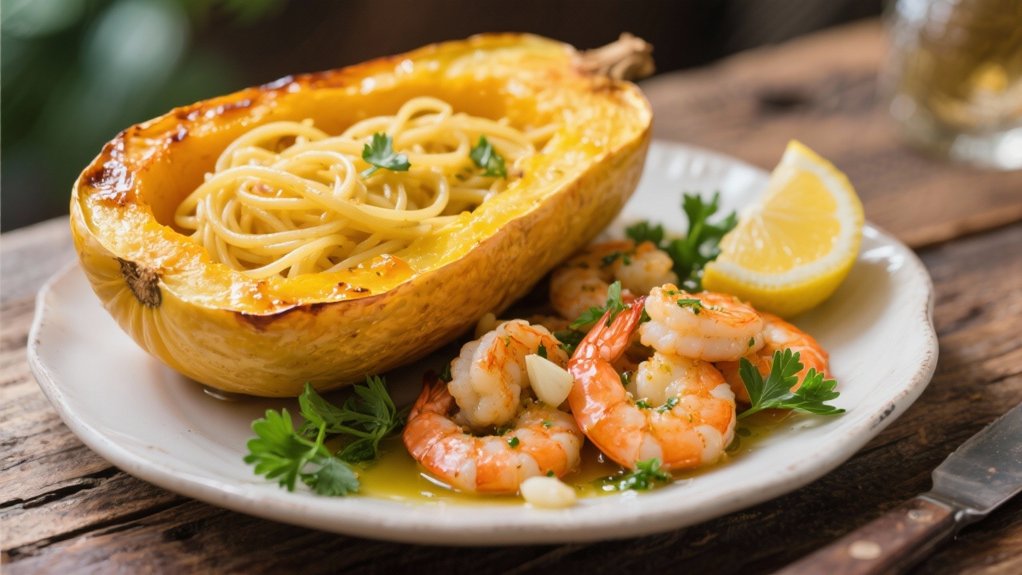 elegant shrimp garlic butter