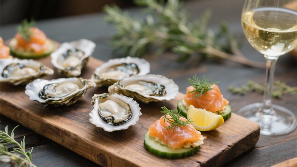 elegant smoked salmon canap s