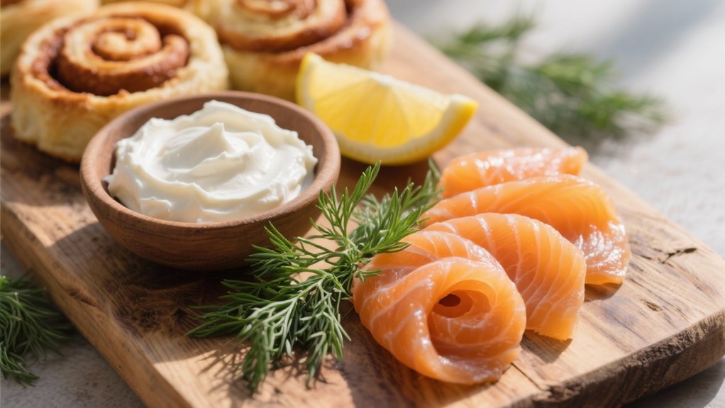 elegant smoked salmon pairing