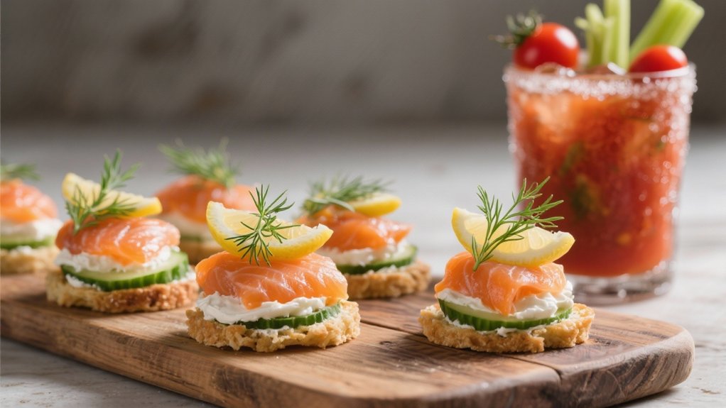 elegant smoked trout canap s