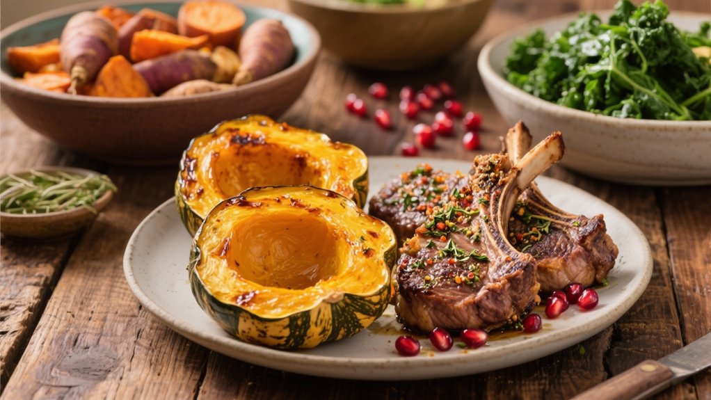 elegant spiced lamb chops