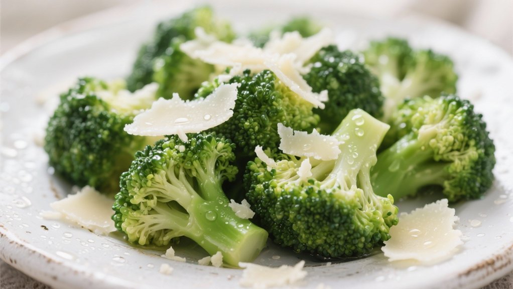 elegant steamed broccoli dish