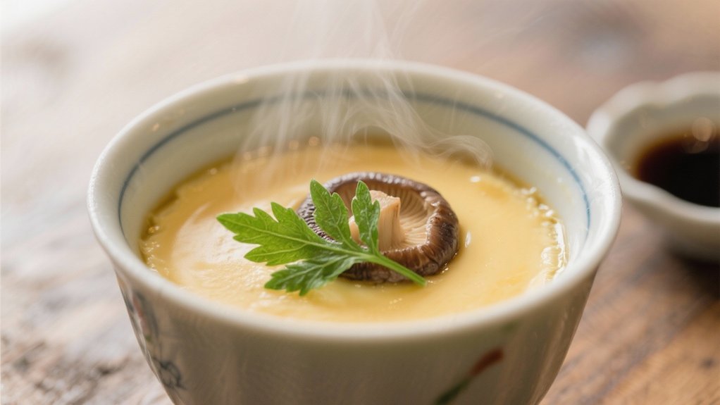 elegant steamed egg custard