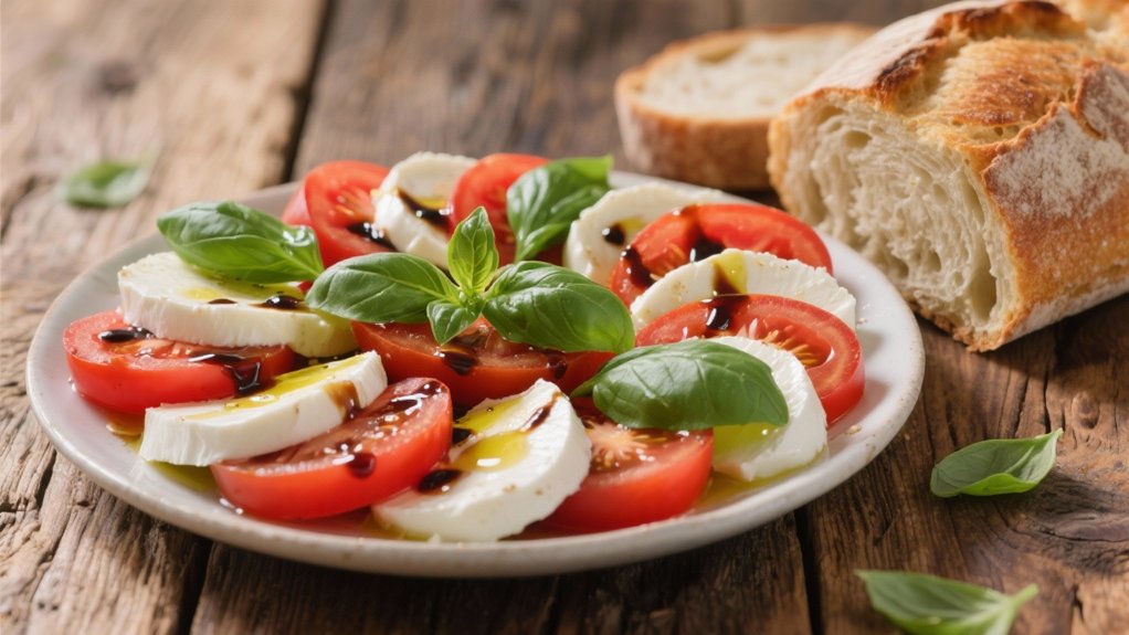 elegant summer caprese salad